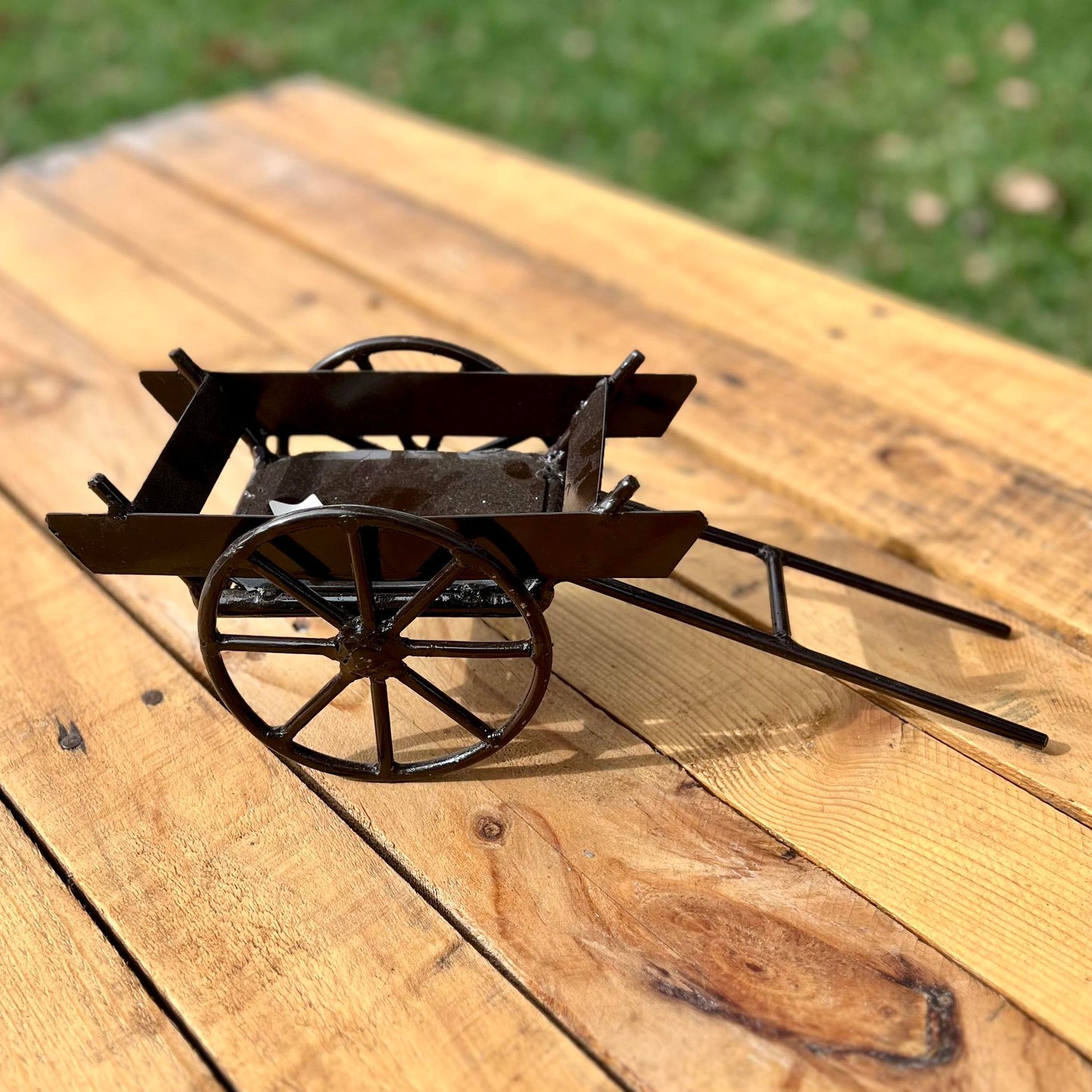 Scrap art small wagon