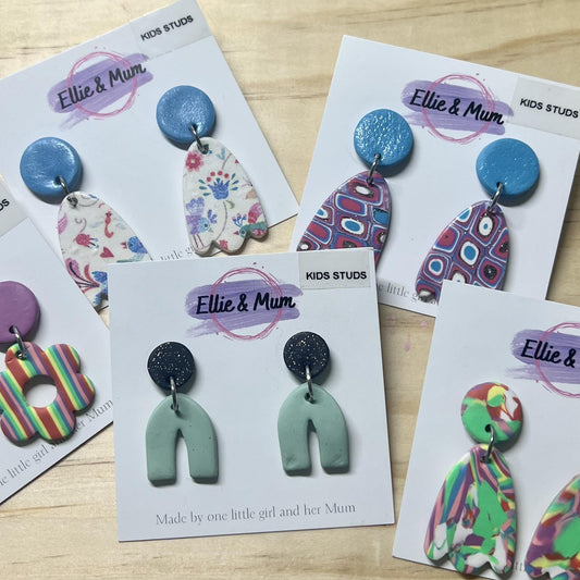 E&M Kids Dangle Earrings