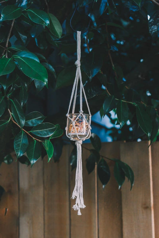 Small Macramé Jar Hanger