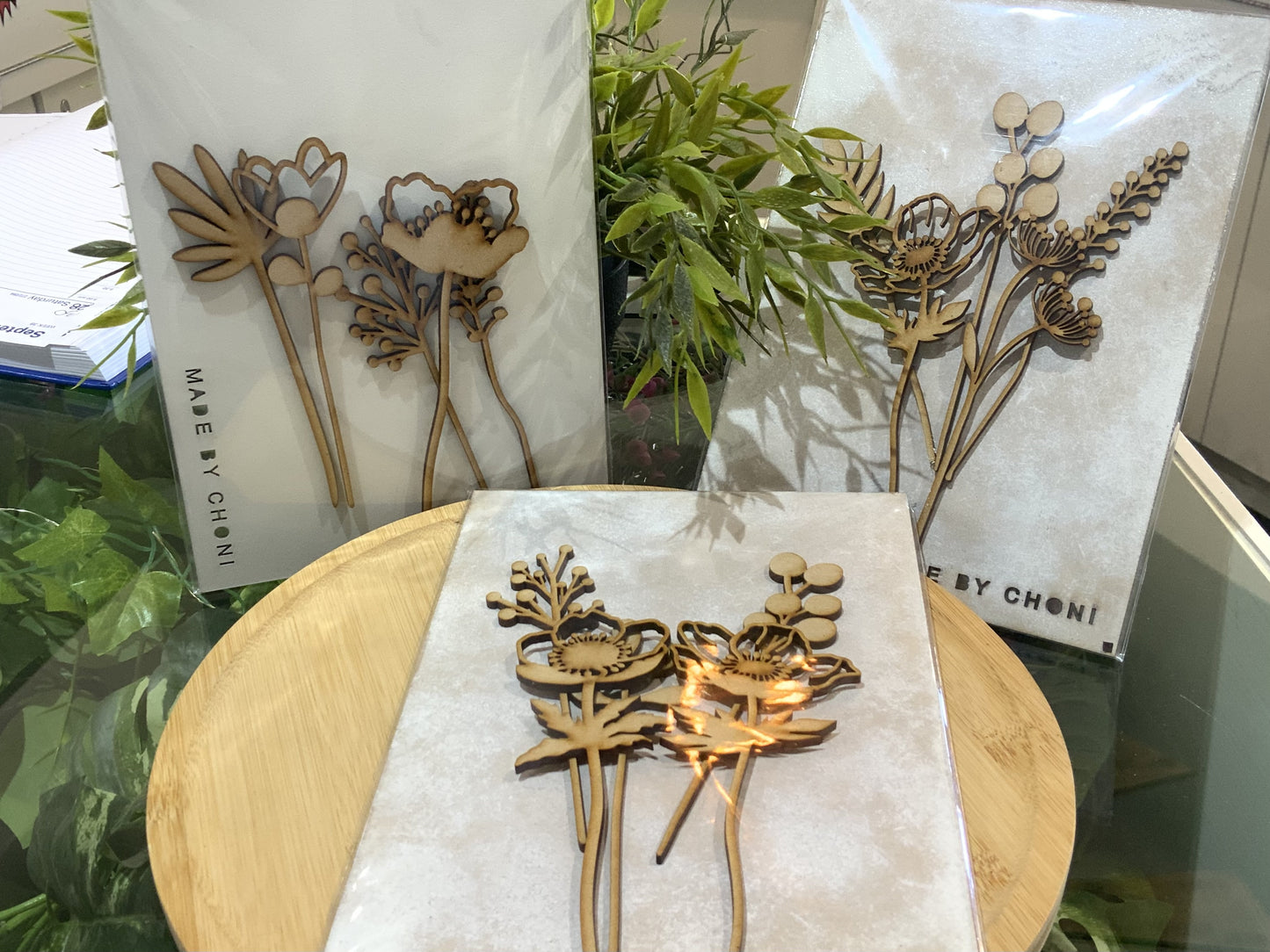 Wooden Flower Stems Sml