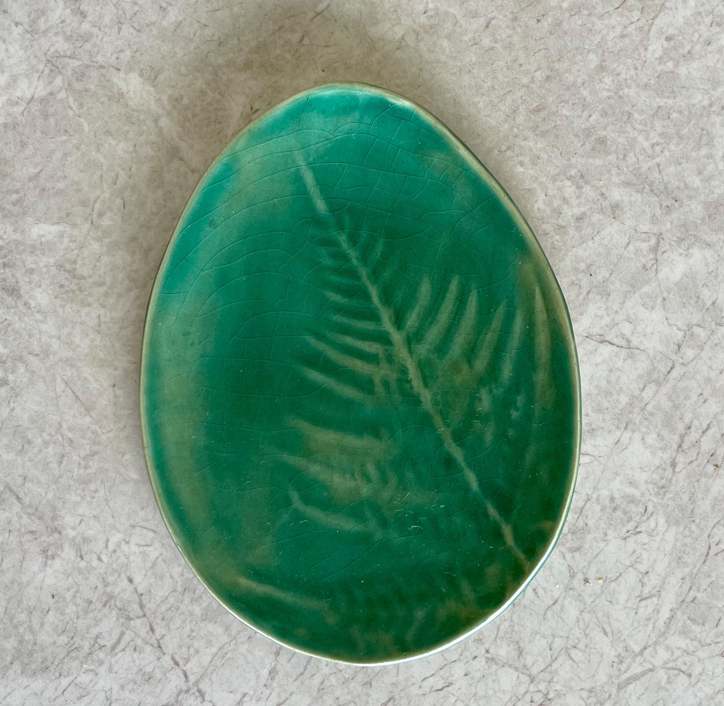 Green fern egg